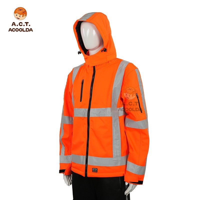 waterproof reflective jacket with hood, safety jacket for delivery riders, courier waterproof reflective coat, custom logo hooded reflective jacket, bulk hi-vis waterproof jacket, OEM reflective jacket supplier, wholesale hooded safety jacket, rainpr