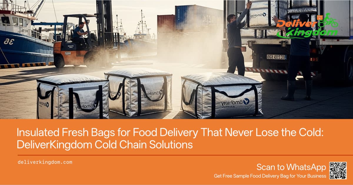 ถุงเก็บความเย็นสำหรับส่งอาหารแบบเก็บความเย็นได้ยาวนาน: DeliverKingdom Cold Chain Solutions