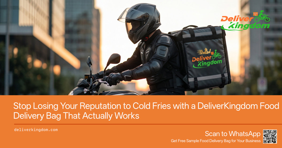 หยุดเสียชื่อเสียงเพราะเฟรนช์ฟรายเย็นชืดด้วยถุงส่งอาหาร DeliverKingdom ที่ใช้งานได้จริง