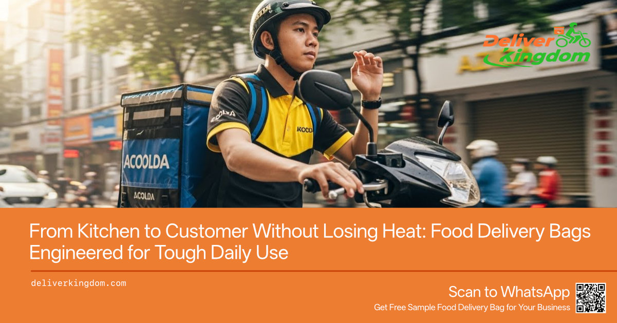 จากครัวสู่ลูกค้าโดยไม่สูญเสียความร้อน: ถุงส่งอาหารที่ออกแบบมาเพื่อการใช้งานหนักในชีวิตประจำวัน